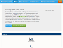 Tablet Screenshot of exchangeratelab.com